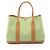 Hermès Borsa Tote Hermes Garden Party PM Marrone Verde
