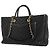 Chanel Shopping gesteppter Strick Pluto Glitter Large Schwarz - Ansicht 2