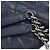 Chanel Flap Shoulder in pelle Blu navy - vista 3