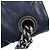 Chanel Flap Shoulder in pelle Blu navy - vista 5