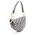 Borsa Saddle Christian Dior Beige Blu navy - vista 2