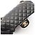 Borsa a Spalla Chanel Matelassé Double Flap Nero - vista 9