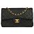 Chanel Timeless - Classic Double Flap Leather medium Preto