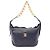 Borsa a tracolla in pelle matelassé Chanel Blu navy
