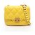 Borsa a Spalla Chanel Matelassé Small Flap Giallo