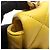 Borsa a Spalla Chanel Matelassé Small Flap Giallo - vista 7