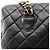 Zaino/Borsa Chanel Matelassé Turnlock Chain Nero - vista 10