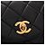 Zaino/Borsa Chanel Matelassé Turnlock Chain Nero - vista 8