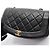 Bolso de Hombro Chanel Matelassé Diana Flap Negro - vista 11