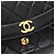 Bolso de Hombro Chanel Matelassé Diana Flap Negro - vista 6