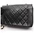 Bolso de Hombro Chanel Matelassé Diana Flap Negro - vista 9