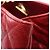 Borsa Tote Chanel Matelassé Rosso - vista 14