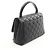 Timeless Borsa Chanel Matelassé in pelle di vitello martellata nera Nero - vista 2