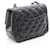 Borsa a Spalla Chanel Mini Matelassé Nero - vista 2