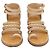 Chanel Sandali Pelle Beige Catena