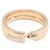 Anello Tiffany & Co. T Modern Key in oro rosa 18K con diamante D'oro - vista 2