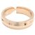Anello Tiffany & Co. T Modern Key in oro rosa 18K con diamante D'oro - vista 3