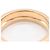 Anello Tiffany & Co. T Modern Key in oro rosa 18K con diamante D'oro - vista 4