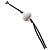 Accessorio Loewe Owl Charm Marrone Nero Bianco - vista 2