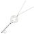 Collana con pendente Clover Key in diamante Tiffany & Co. Argento