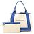 Borsa Balenciaga Navy Cabas S Bianco Blu