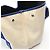 Borsa Balenciaga Navy Cabas S Bianco Blu - vista 12