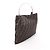 Borsa Tote Fendi Zucca marrone e nera in pelle e tela Nero - vista 2