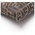 Borsa Tote Fendi Zucca marrone e nera in pelle e tela Nero - vista 5