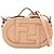 Fendi Auroch Small Camera Bag aus rosa Leder Pink