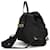 Double Zaino Prada Nylon Flower Triangle Nero Multicolore  - vista 2
