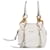 Prada Dunkle Mini Lederhandtasche Weiß