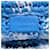 Borsa Tote Prada Crochet Small Raffia Bianco Blu  - vista 16