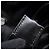 Borsa a tracolla in pelle nera Prada Nero - vista 15