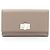 Fendi Peekaboo Selleria Bi-fold Long Wallet Beige