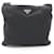Borsa a tracolla con logo Triangle Prada Nero