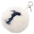 Accessorio per borsa Pom Charm Fendi Bianco Blu navy