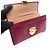 Cartera larga bi-fold Prada Saffiano TUC Púrpura - vista 7