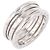 Bulgari Bvlgari B-zero1 3-Band Ring Silber