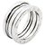 Bulgari Bvlgari B-zero1 3-Band Ring aus 18K Weißgold Silber - Ansicht 3