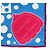 Sciarpa Louis Vuitton LV x YK Carre 45 Infinity Dot Blu Multicolore - vista 5