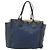 Chloé Borsa Tote Chloe Alice in pelle Medium Blu navy - vista 2