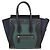 Céline Celine Tricolor Shoulder Luggage Leder Umhängetasche Mehrfarben