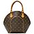 Borsa Louis Vuitton Ellipse PM Marrone Monogramma