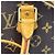 Borsa Louis Vuitton Ellipse PM Marrone Monogramma - vista 11