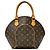 Borsa Louis Vuitton Ellipse PM Marrone Monogramma - vista 2