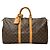 Keepall Borsa Boston Louis Vuitton Marrone Monogramma