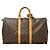 Keepall Borsa Boston Louis Vuitton Marrone Monogramma - vista 2