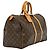 Keepall Borsa Boston Louis Vuitton Marrone Monogramma - vista 3