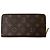 Louis Vuitton Monogram V Damengeldbörse Braun Pink Rot Monogramm - Ansicht 2