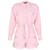 Balmain Mono corto de algodón rosa  - vista 1